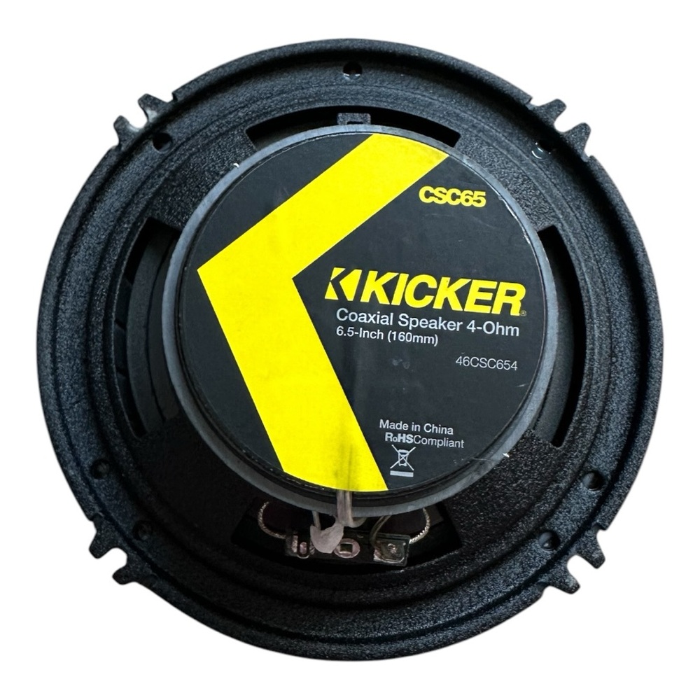 Kicker CSC65 46CSC654 Coaxial 4-Ohms 6.5" 2way Car Audio Speaker Pair - Picture 3 of 12